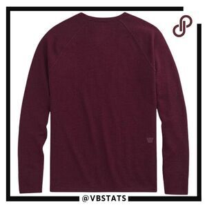 Mack Weldon Men's Warmknit Crew Neck‎ Sweater Lambrusco Heather Size 2XL